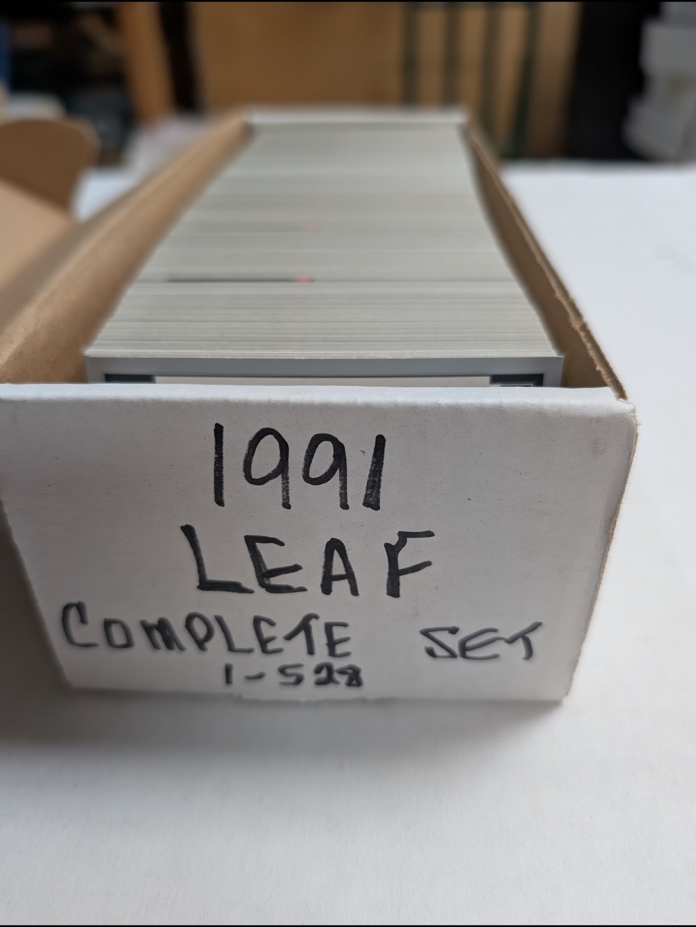 1991 Leaf Baseball Complete Set Mint #1-528 Many Stars And Hall Of Famers
